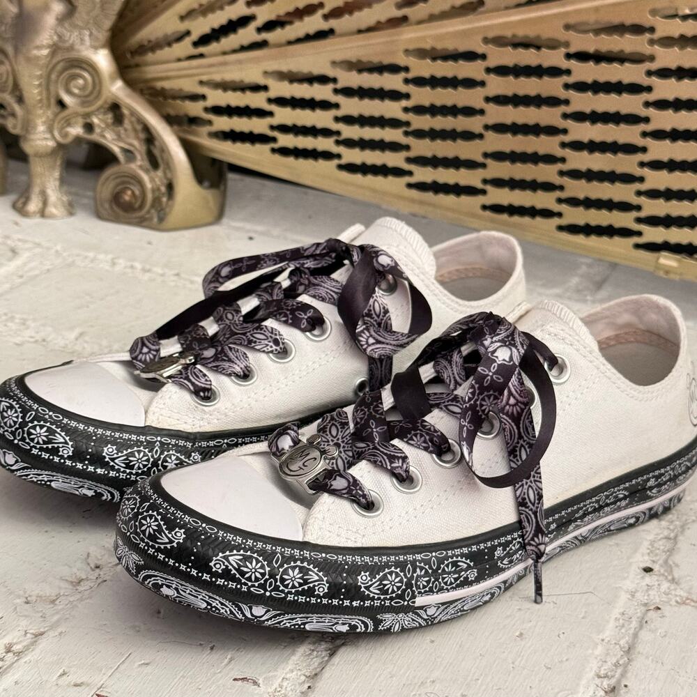 Converse X Miley Cyrus Chuck Taylor All Star Bandana paisley low top womens 6.5
